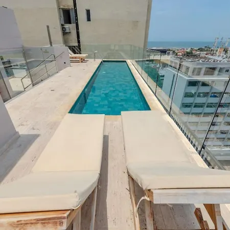 Spacious Loft - Rooftop Pool - Old * Cartagena